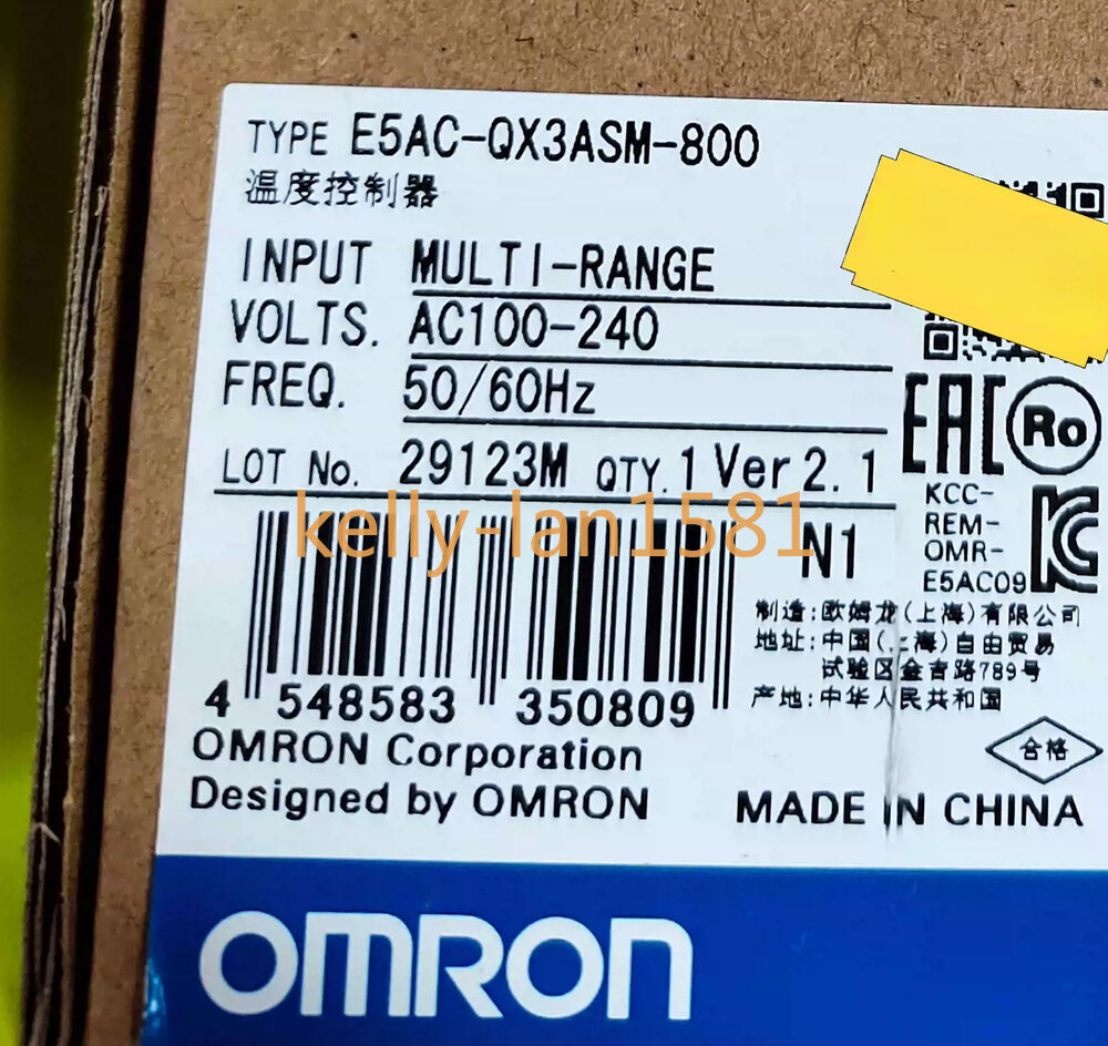 100% Test 1pcs Omron E5AC-QX3ASM-800 Temperature Controller