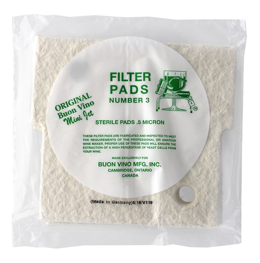 1 X Buon Vino Mini-Jet Filter Pads - #3
