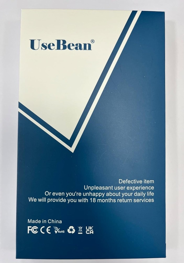 UseBean Right Angle USB C Extension Cable 0.6FT, 90 Degree USB-C BLACK