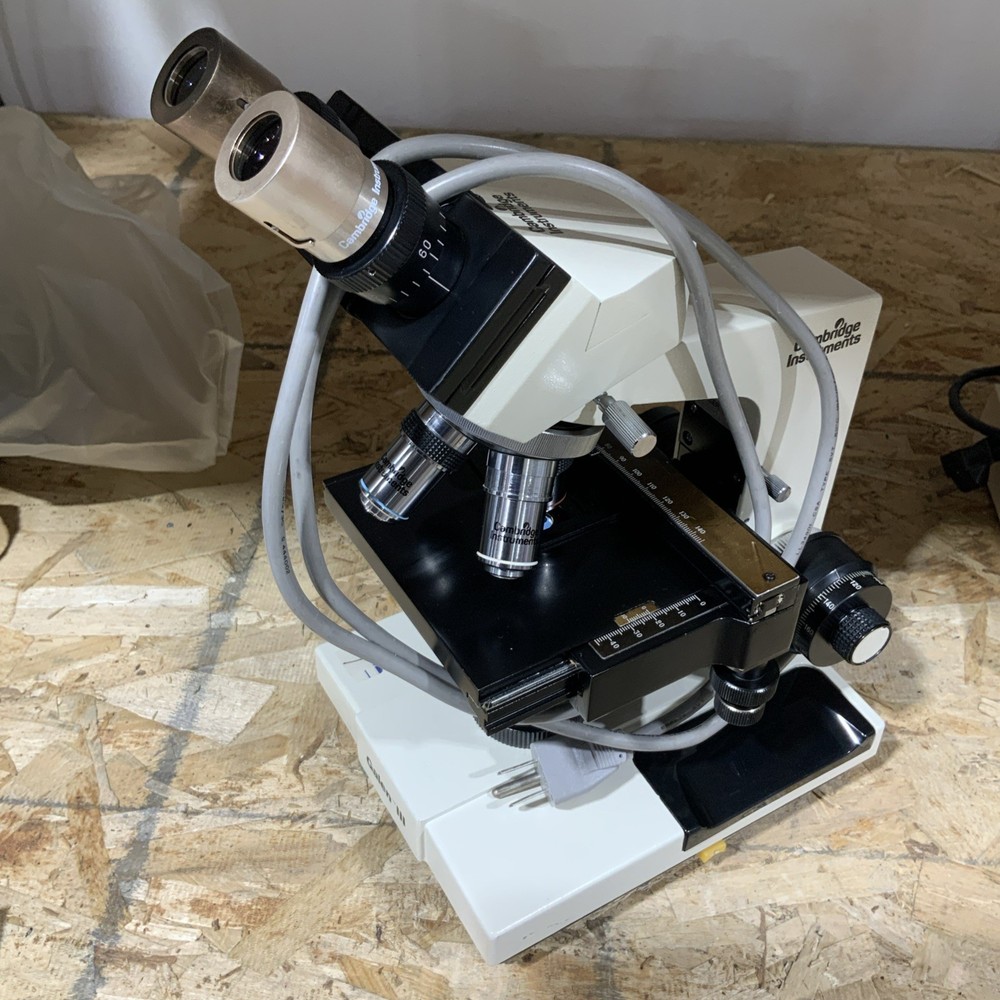 Cambridge Instruments Galen III Professional Compound Microscope WORKS