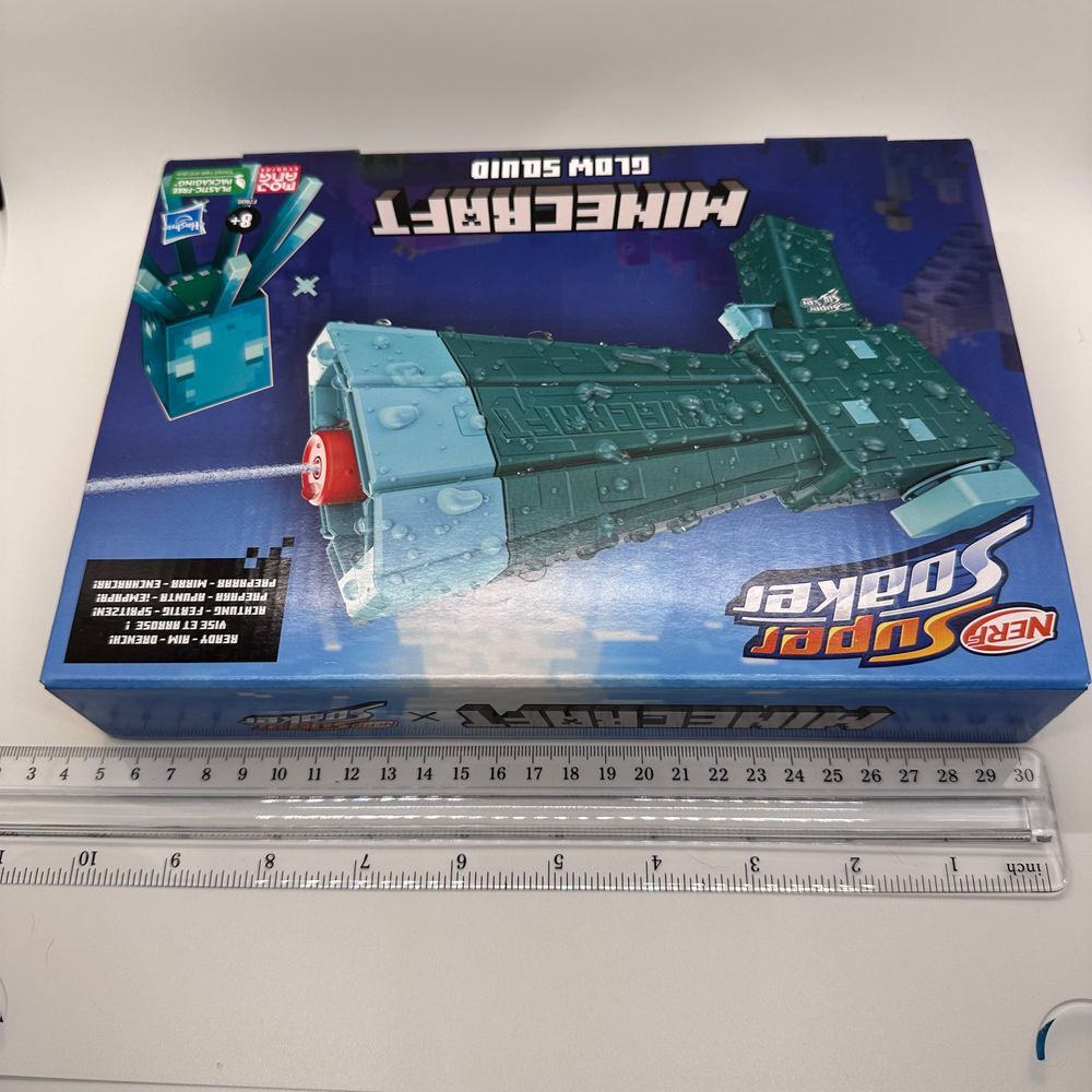 Nerf Super Soaker Minecraft Glow Squid