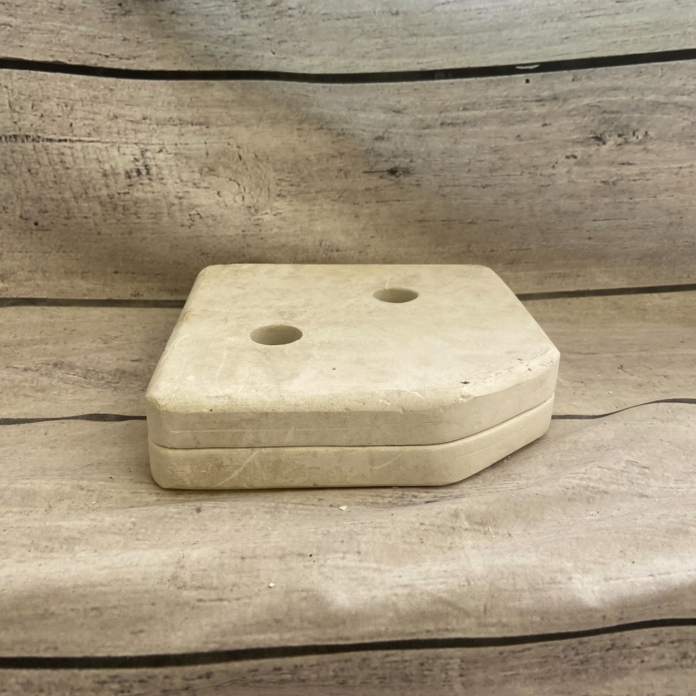 Unbranded Ceramic Casting Mold Double Heart Plaque #233
