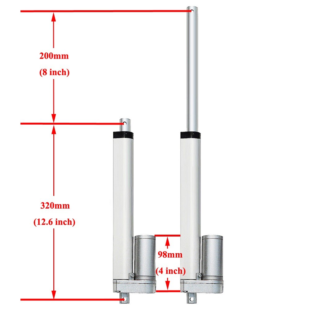 Solar Tracking Tracker Kit -8" DC12V Linear Actuator +LCD Controller +Anemometer
