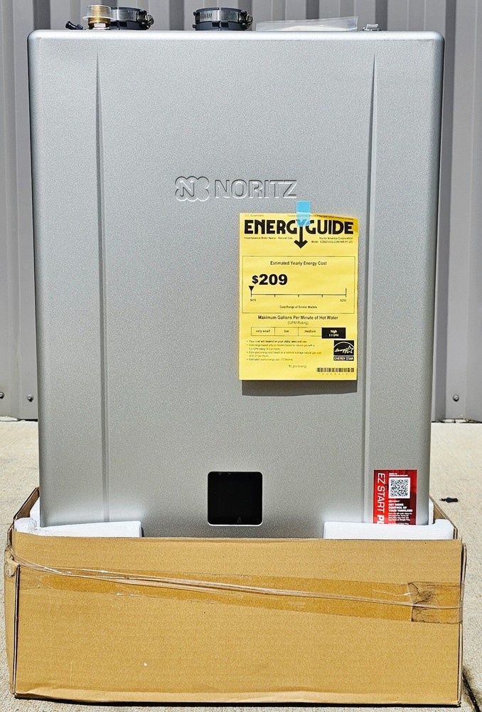 Noritz NCC199CDV 199,000 BTU Indoor/Outdoor Residential Tankless Water Heater NG