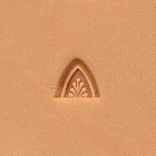 Border 7-Seed Crescent D2166 Craftplus Leather Stamp