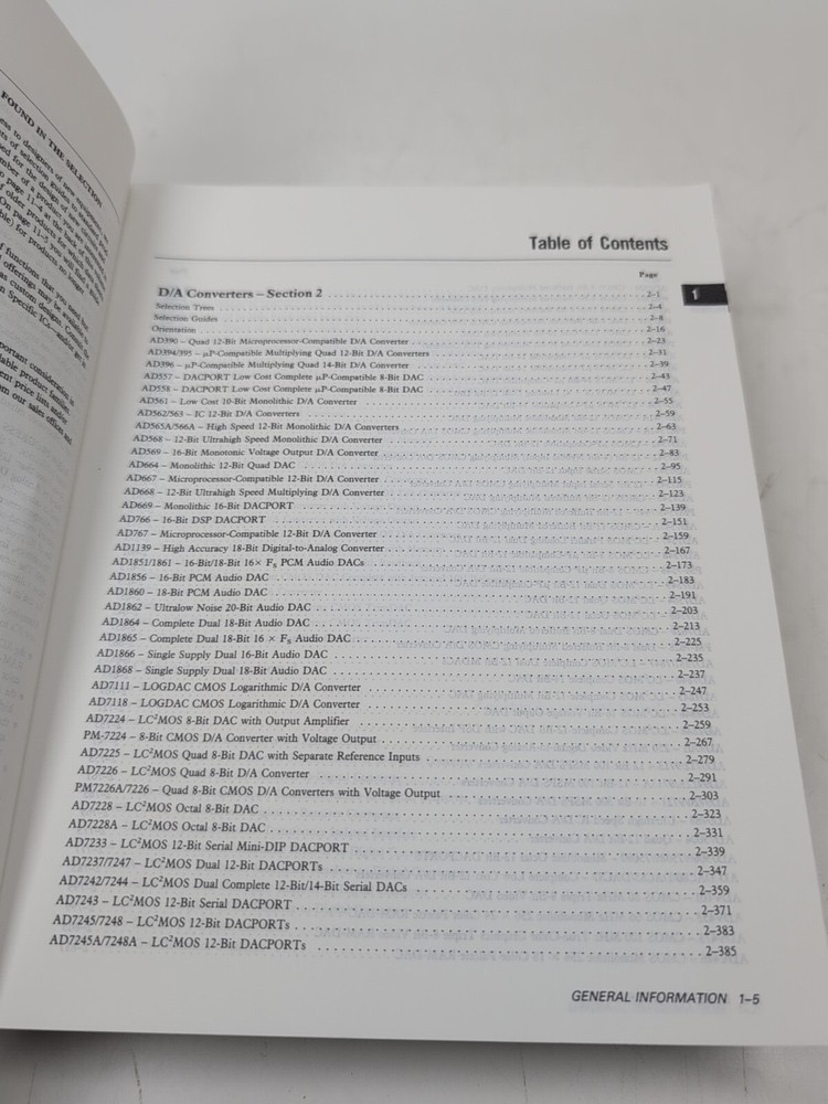 Electronics Book: Analog Devices, Data Converter Reference Manual Vol 1&2 1992