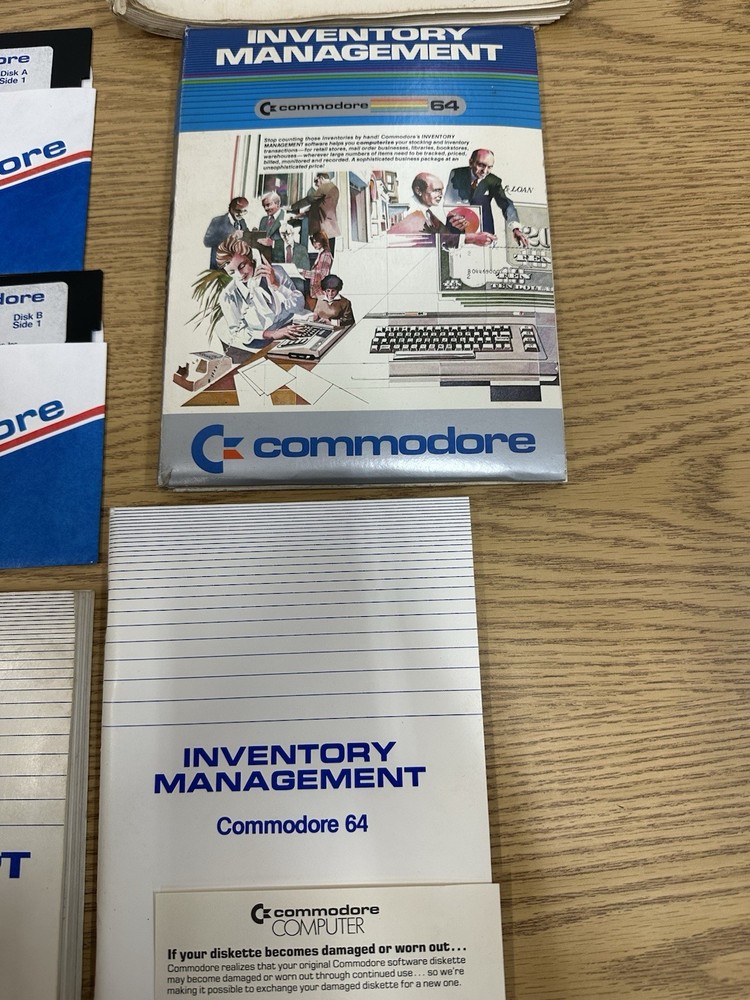 Lot Of Commodore User Guides, Payroll, Inventory Management, Easy Script Disks