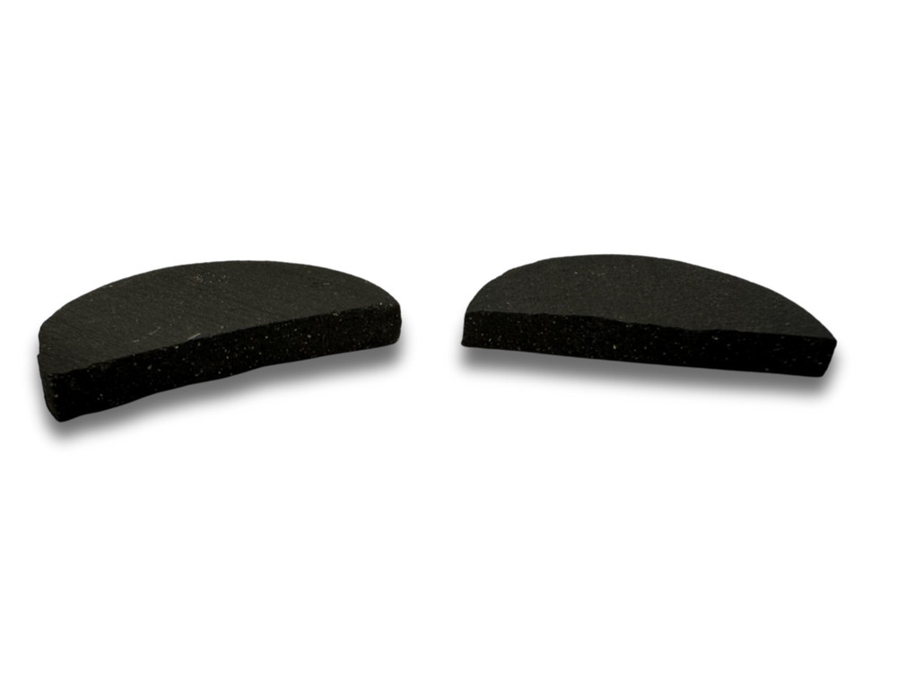 Ceramic Coral Frag Tiles, 12 pack, 1.5" Discs - SOLID BLACK