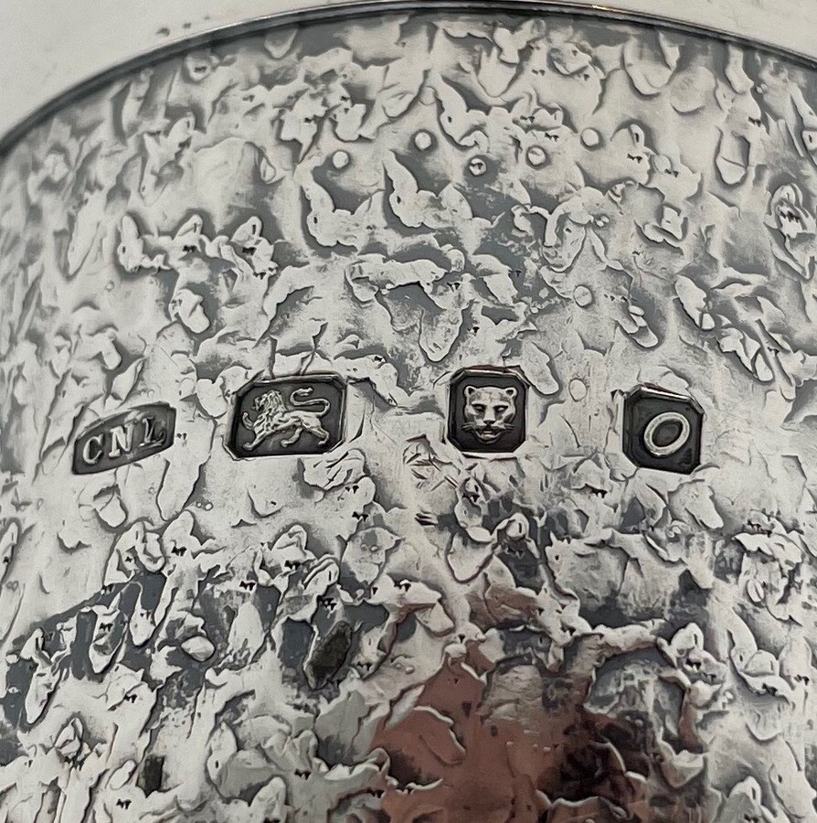 Modern Sterling Silver Beaker London 1969 Christopher Nigel Lawrence