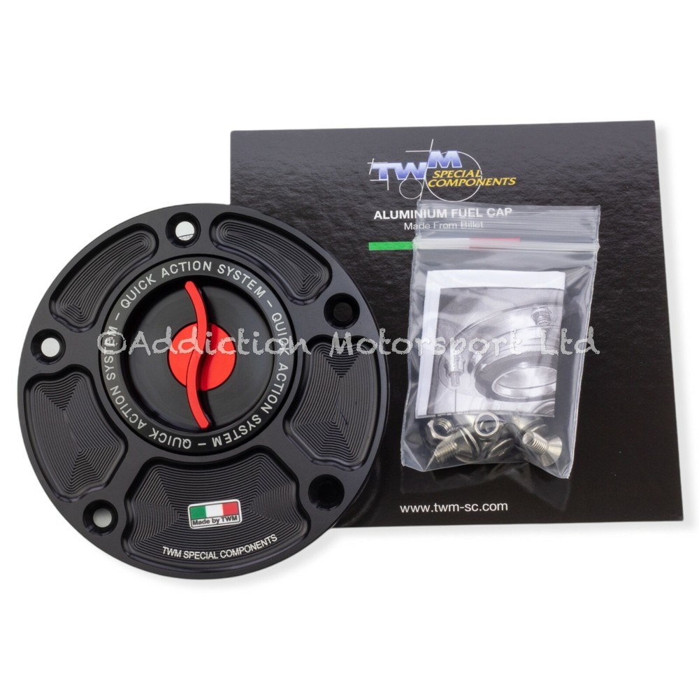 TWM Keyless Quick Release Action Red Fuel Cap for Ducati 996 - TDPR.01.R