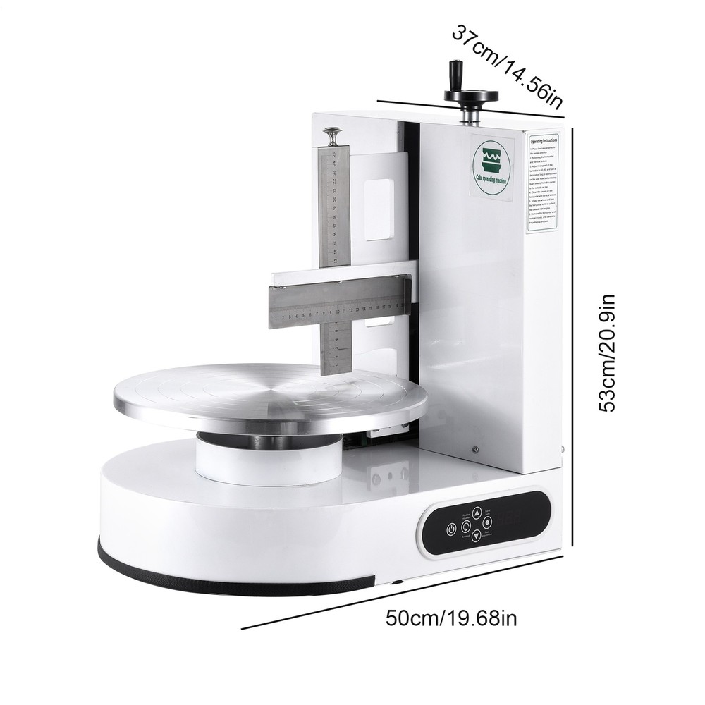 Automatic Cake Cream Spreading Coating Smearing Machine 110V Decorating Spreader
