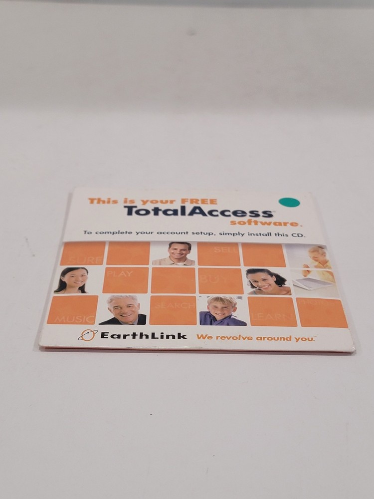 Vintage EarthLink Total Access Software CD-ROM