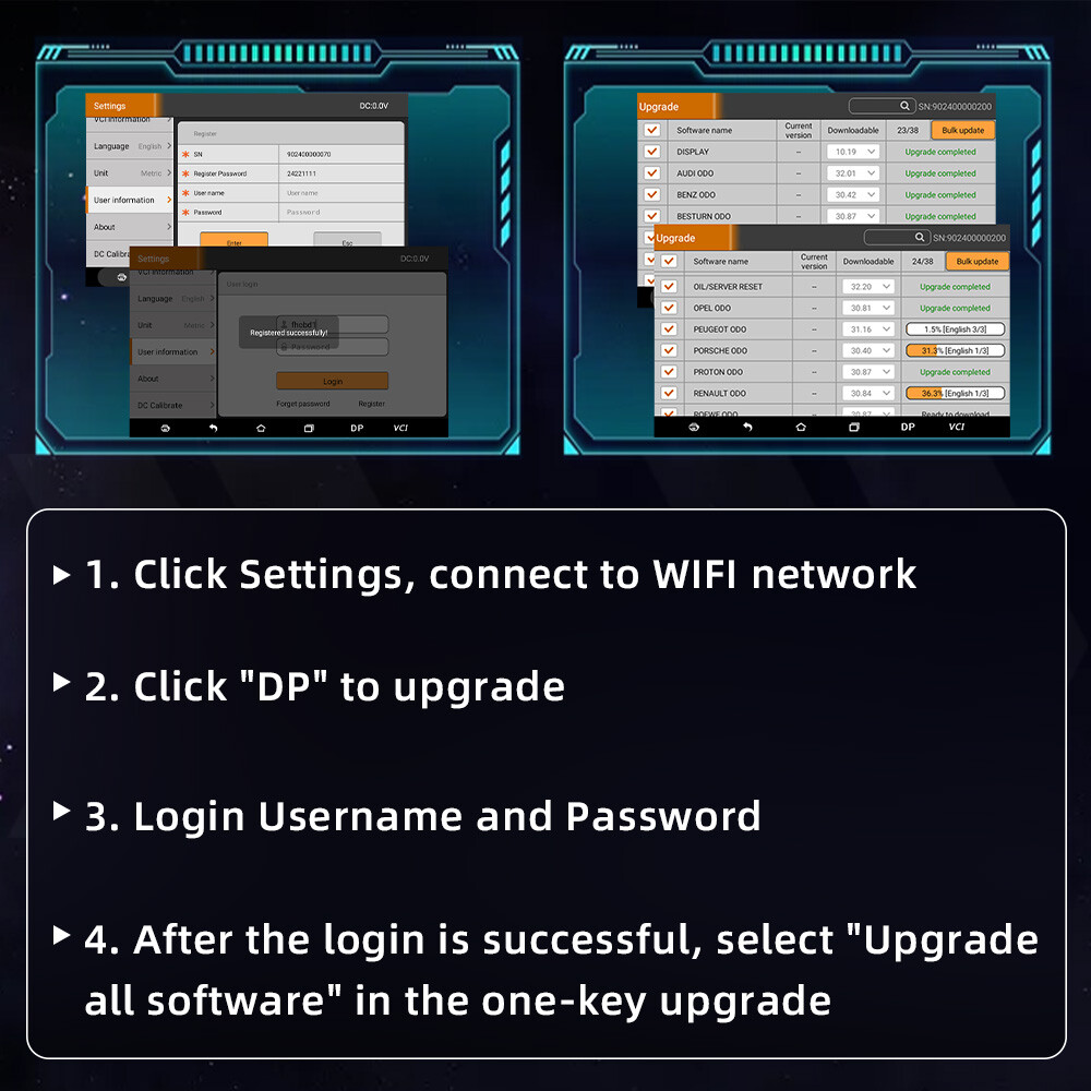 ANCEL EC500 TCM ECU Flashing Cloning Reset Initialization Read Write EEPROM Tool