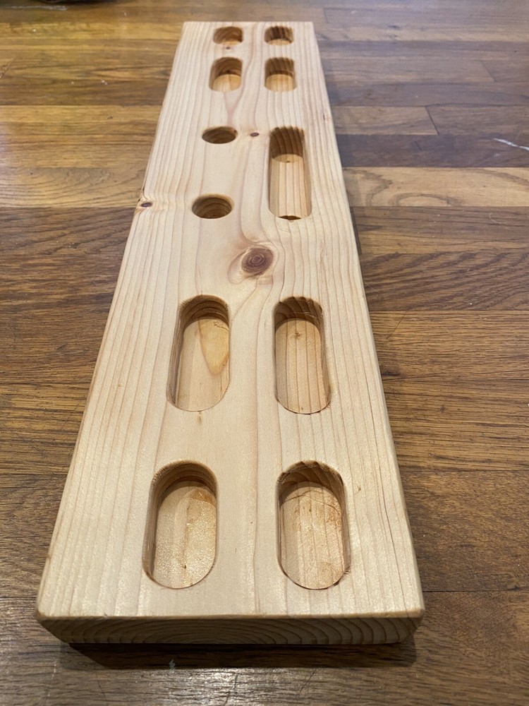 Wood Climbing Hangboard