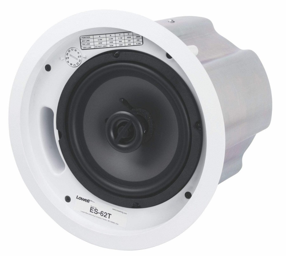 6.5" In-Ceiling 2-Way Speaker with backbox