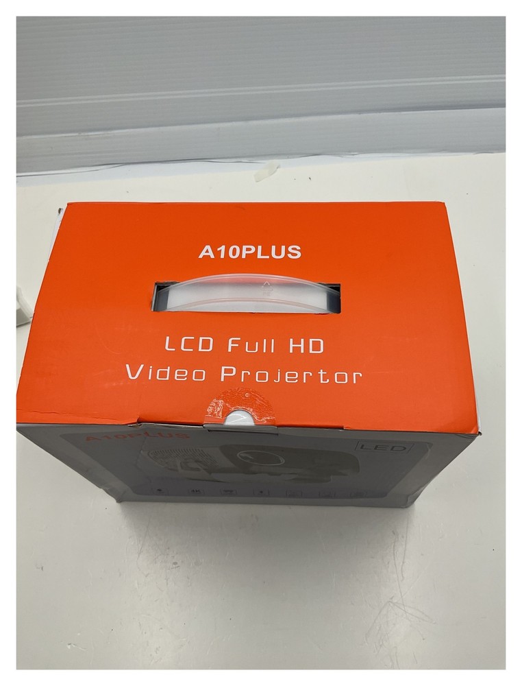 A10PLUS Mini Projector 4K Support Android 13 WiFi 6 BT5.0 Black