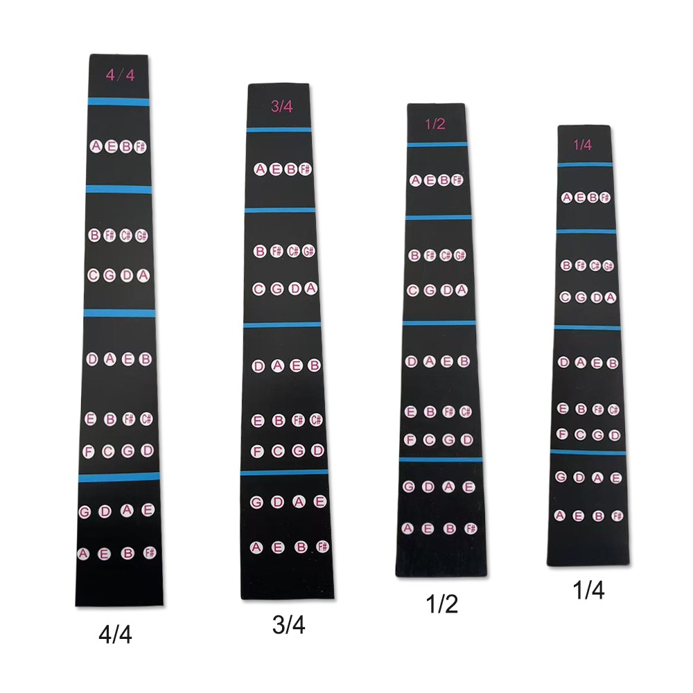 1/2 Size Violin Fingerboard Sticker for Beginners Guide Label