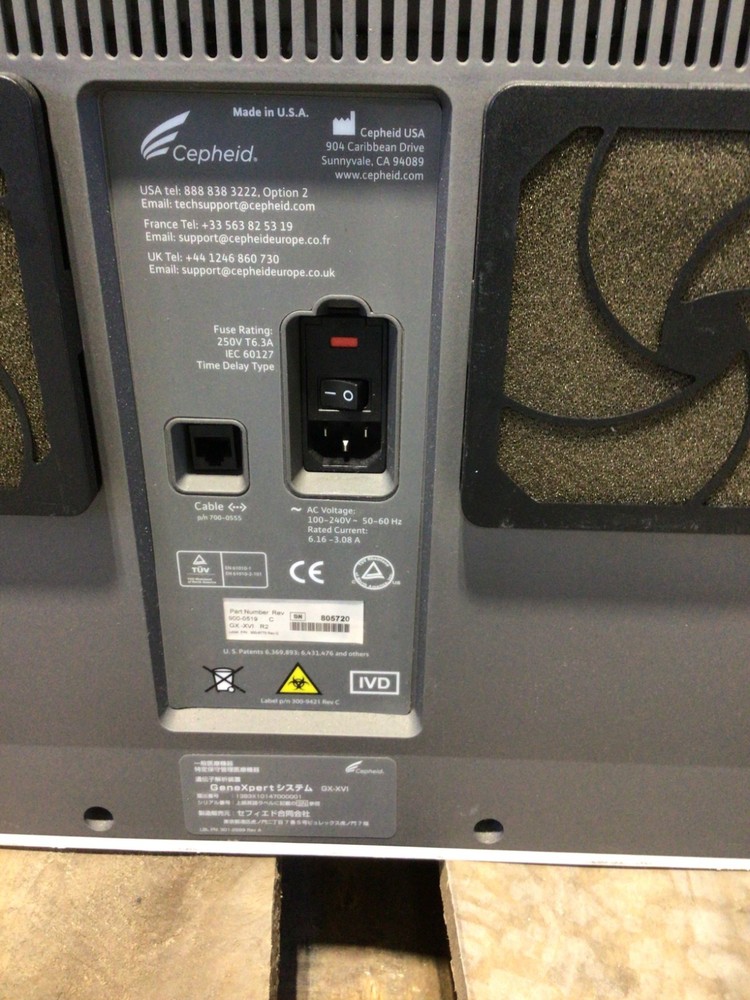 CEPHEID GENEXPERT MOLECULAR ANALYZER SYSTEM FOR PARTS ONLY