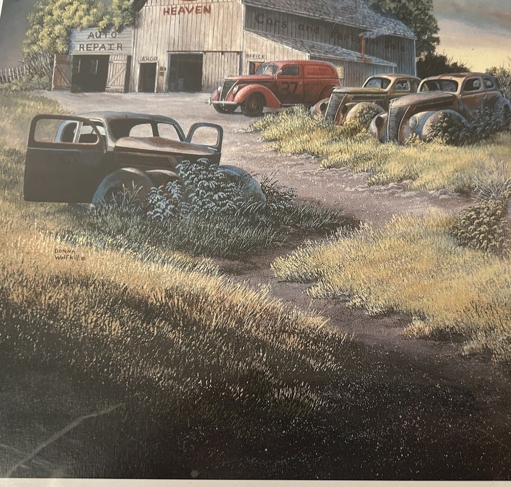 37 Heaven Lithogrograph By Wolfkill 1999