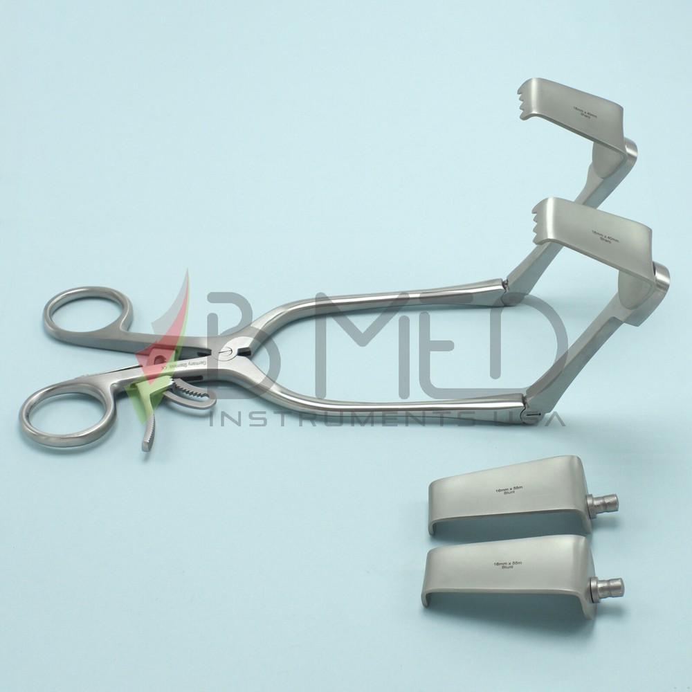 OR Grade Codman Largo Cervical Retractor With Sharp & Blunt blades Set Spine