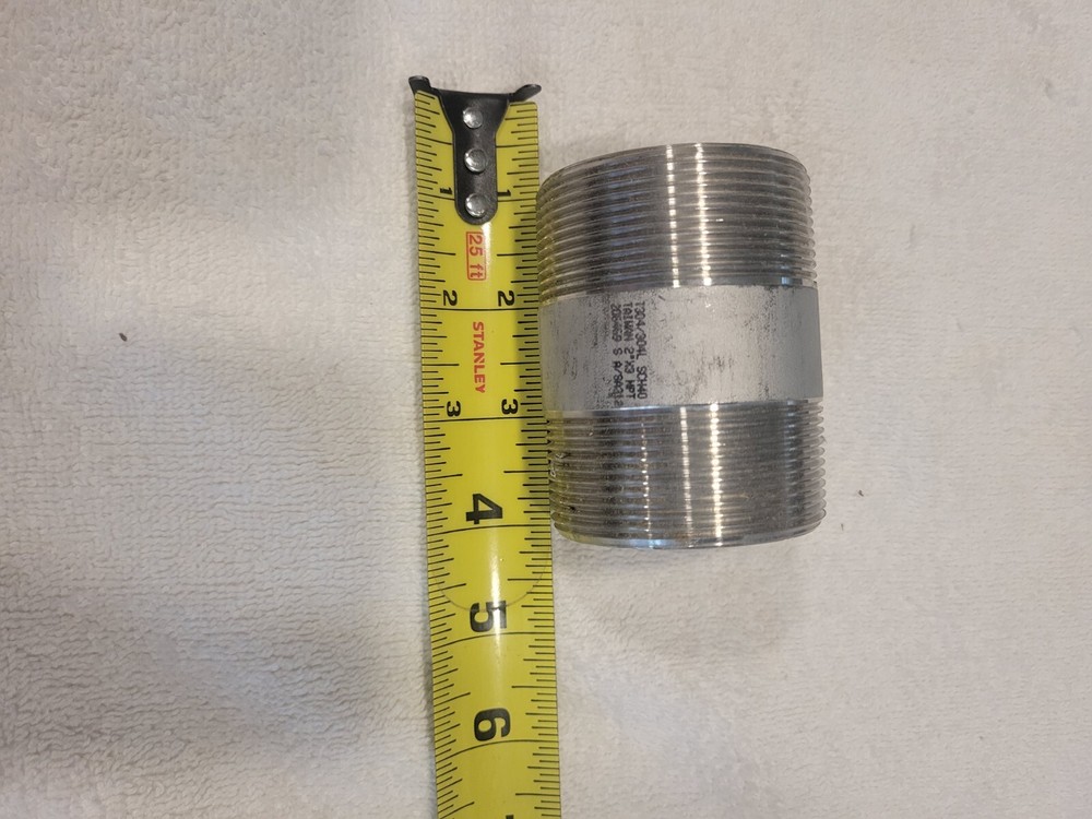 2 x 3" 304 Stainless Pipe Nipple