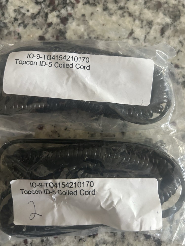 Topcon ID-5 Binocular Coiled Cord (new Open Box)