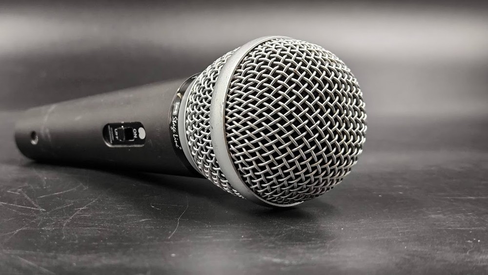 Stage Line DM-2500 Dynamic Microphone Used Working Grey