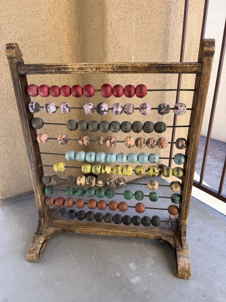 antique abacus Wood Balls