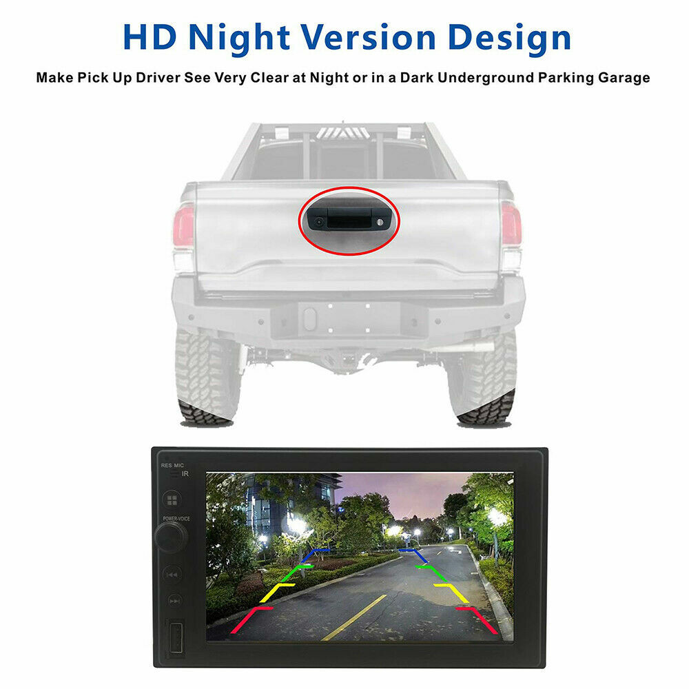 Tailgate Backup Reverse Handle Camera For Dodge Ram1500,2500,3500,2009-2017