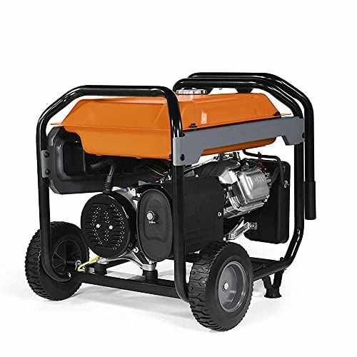 Generac 7683 GP6500 Portable Generator, Orange, Black