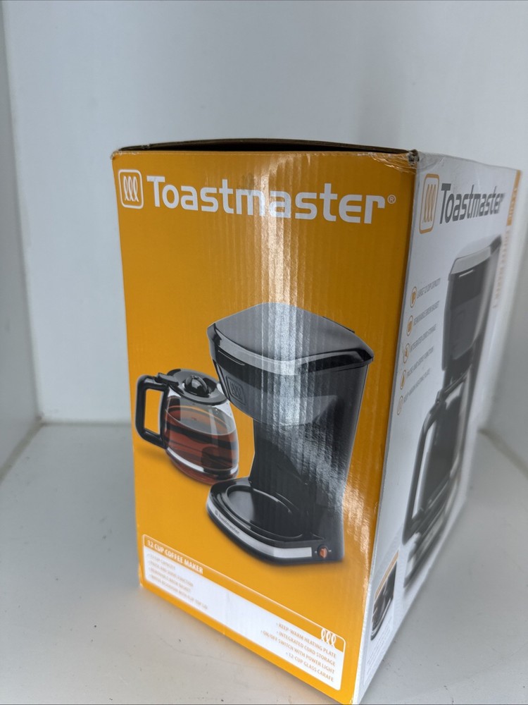 ☕️Toastmaster ⚫️Black 5 Cup Coffee Maker New