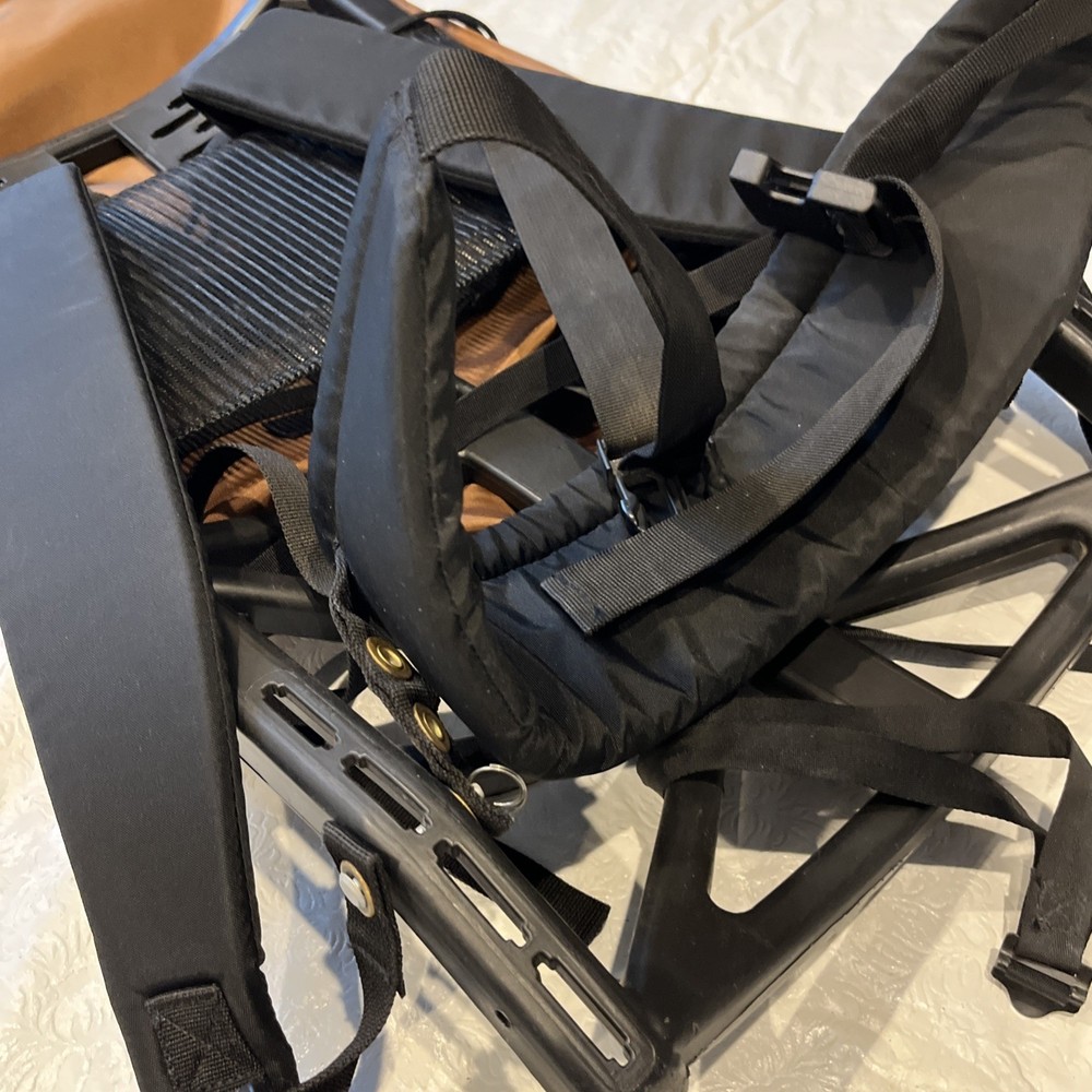 Camp Trails External Frame Hiking Backpack Size M Adjustable Black and Tan