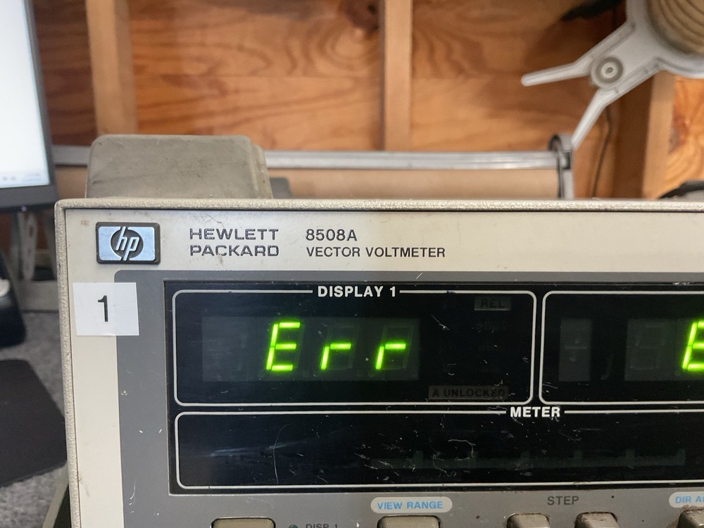 HP Hewlett Packard 8508A Vector Voltmeter