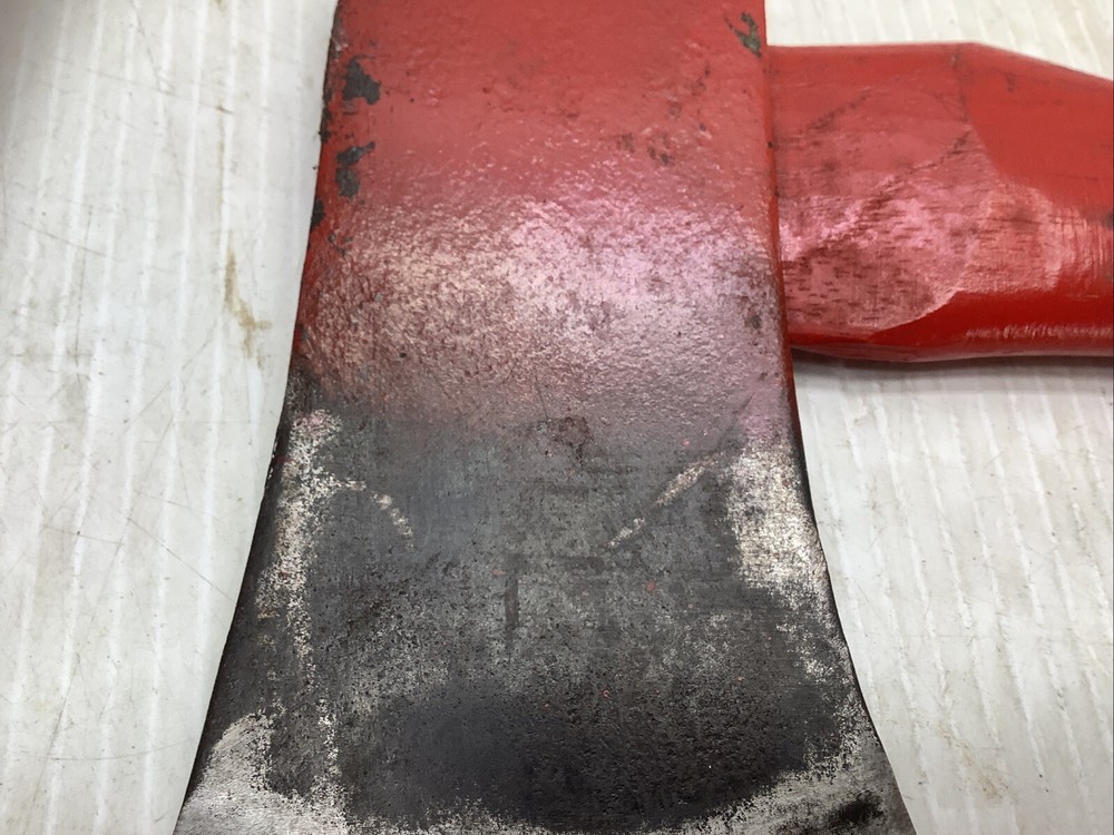 vintage Collins "connie" pattern axe red