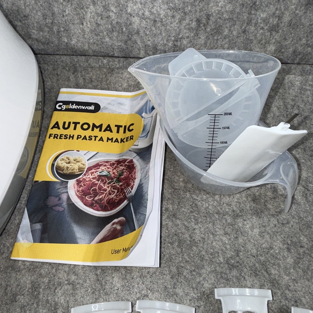 Automatic Pasta Maker Machine Electric, Digital Control with 12 Shape Discs