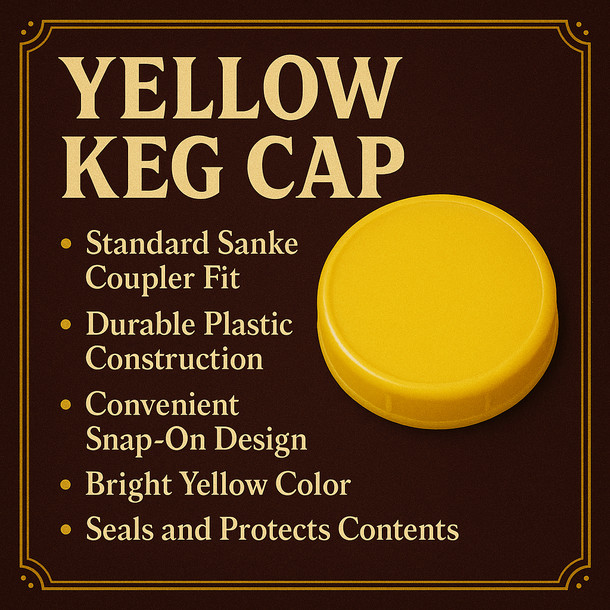 LD Carlson Yellow Keg Cap