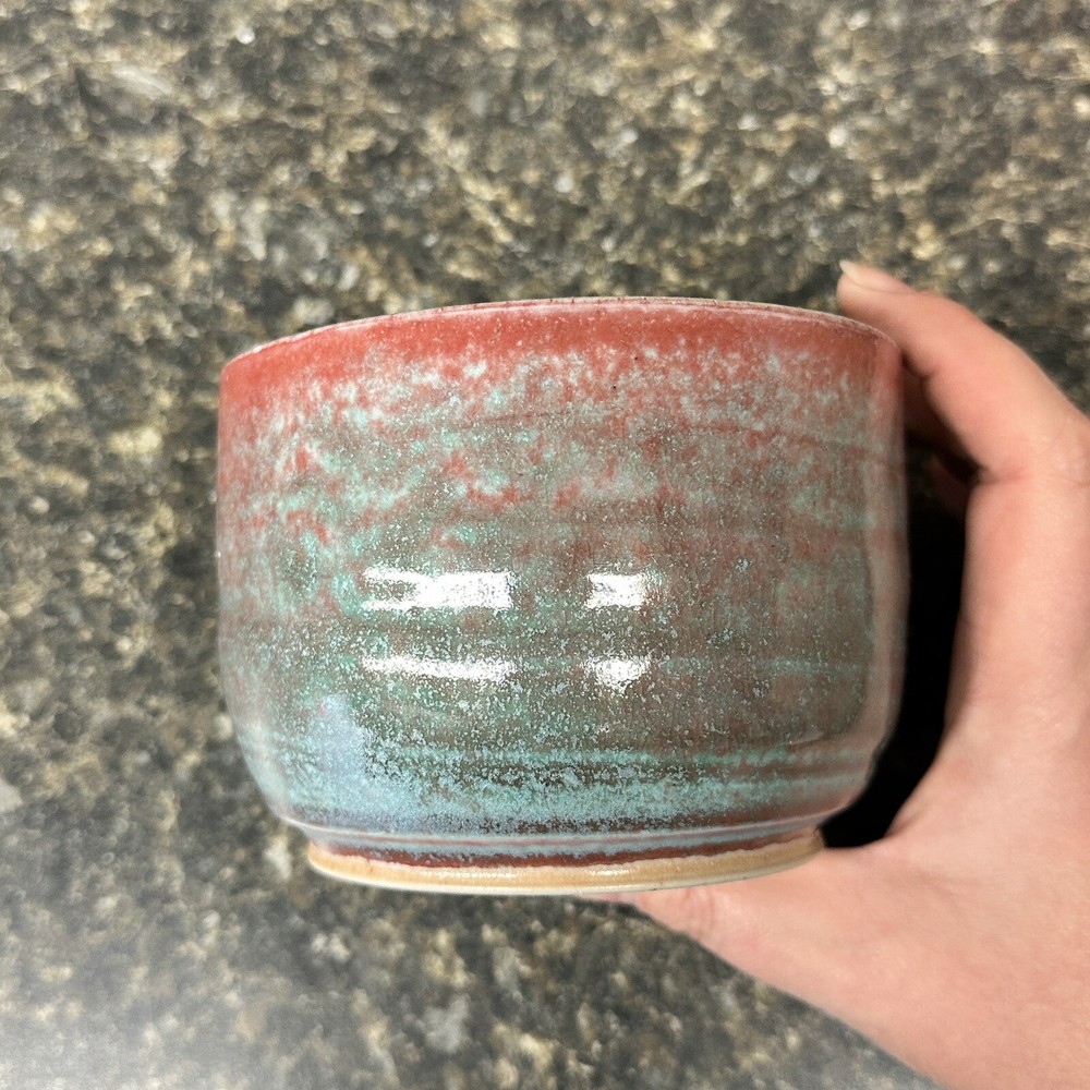 Small Pottery Vessel Bowl Signed Emerson