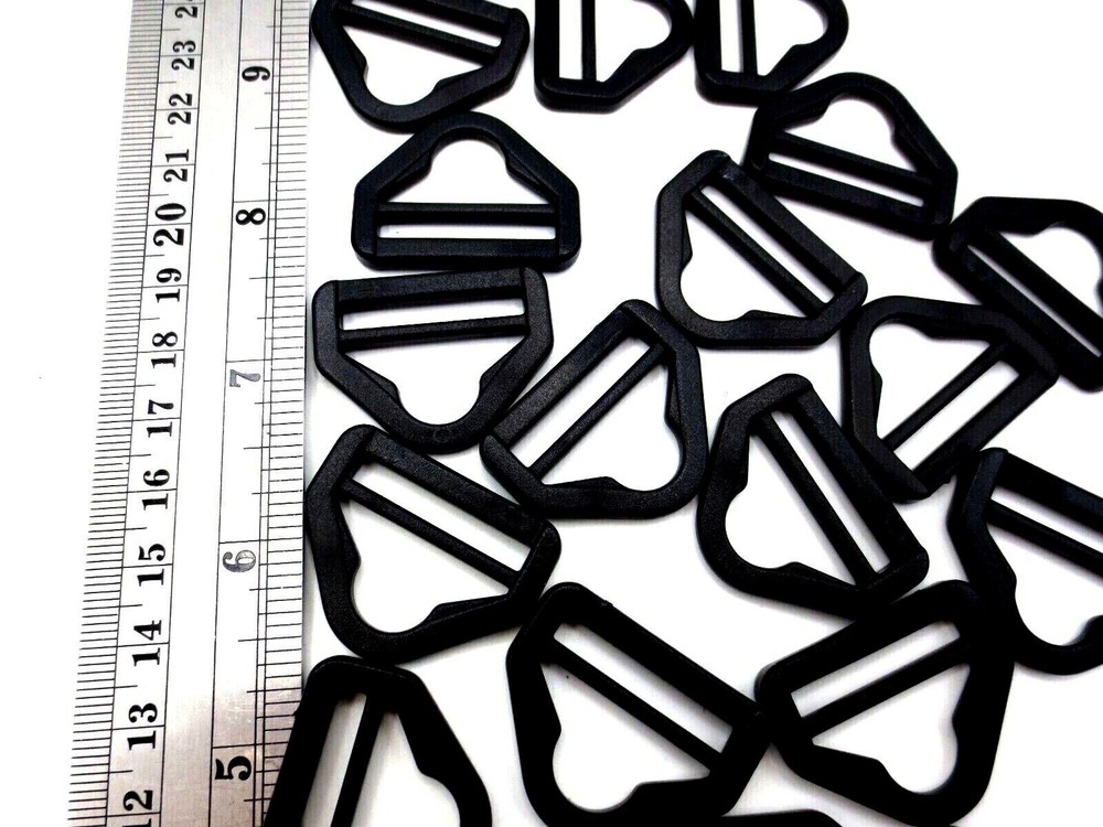 Strap Clip Triangle Holder, Fits 1", 25mm Wide Webbing Strap, Durable Plastic