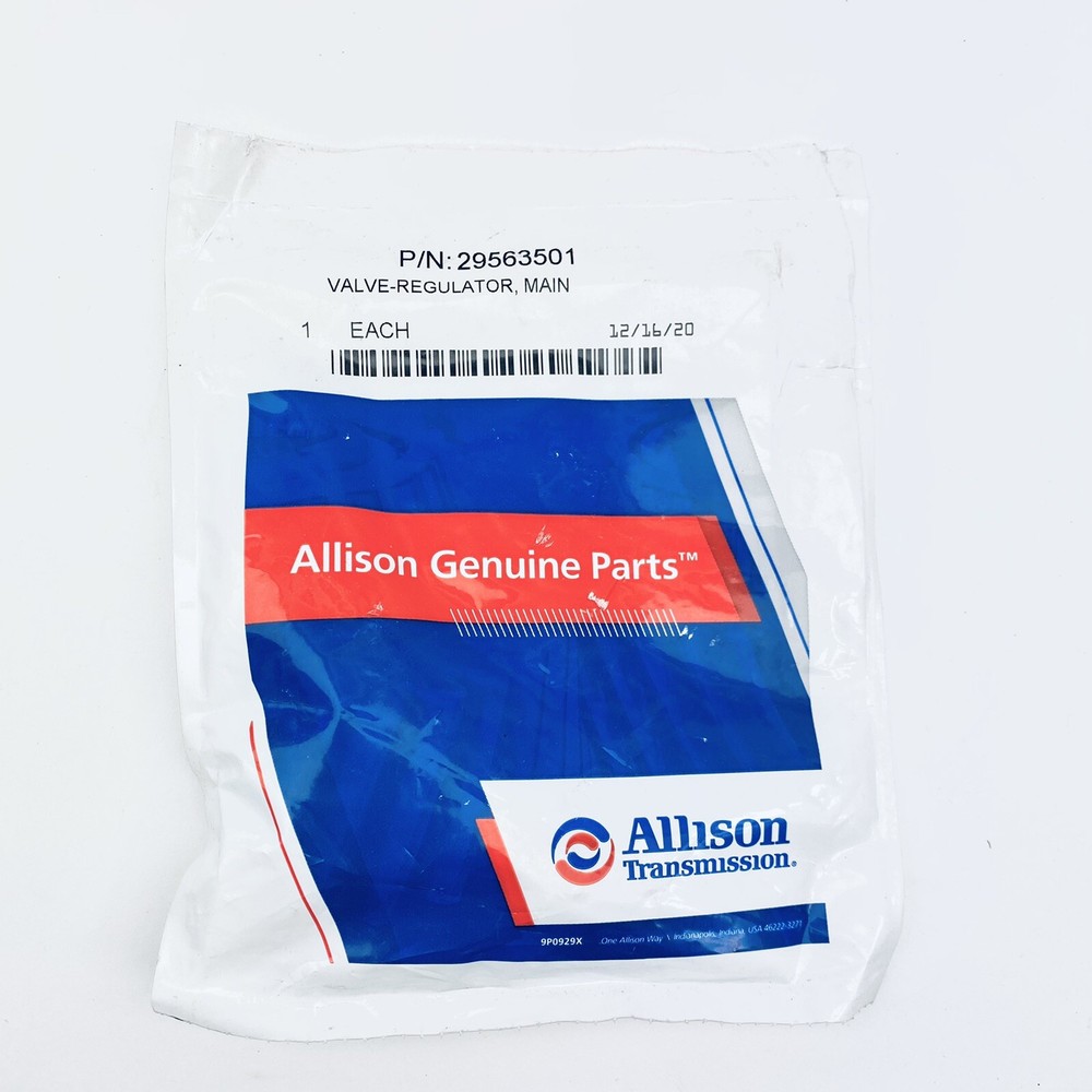 ALLISON 29563501 Valve-Regulator, Main,