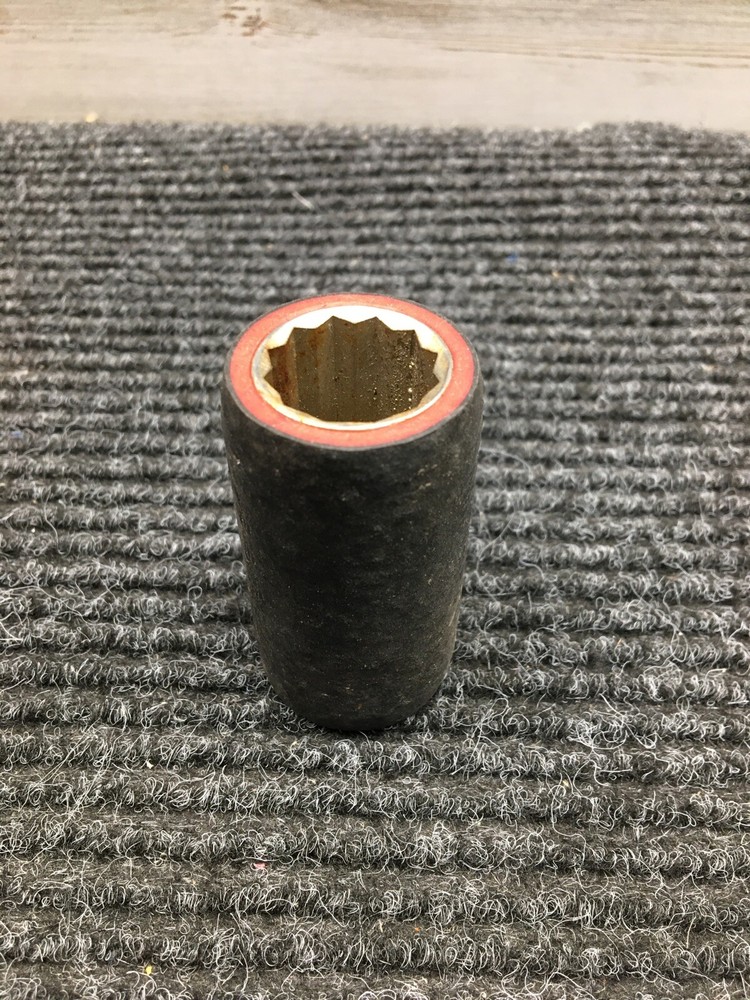 CEMENTEX 3/4" 1000V Insulated Standard Socket, 3/8" Drive,12-pt, Deep Socket