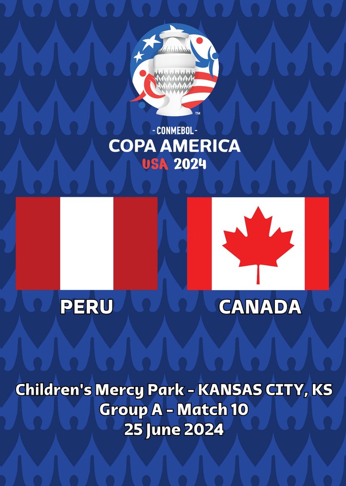 Program Copa America 2024 Peru - Canada