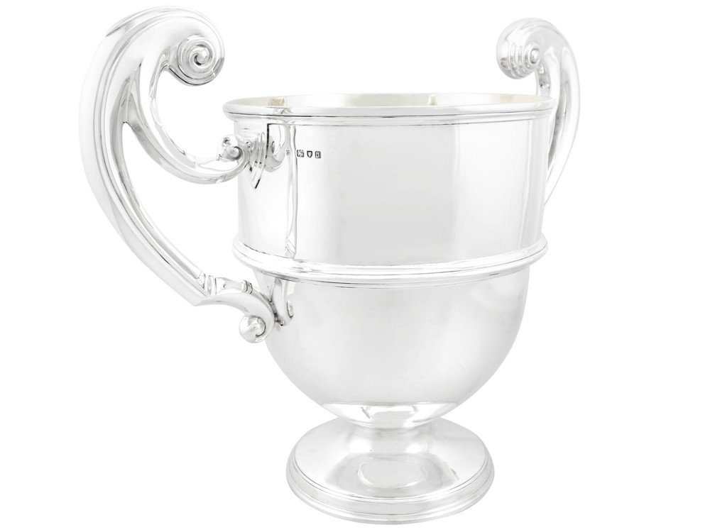 Victorian Sterling Silver Presentation Champagne Cup