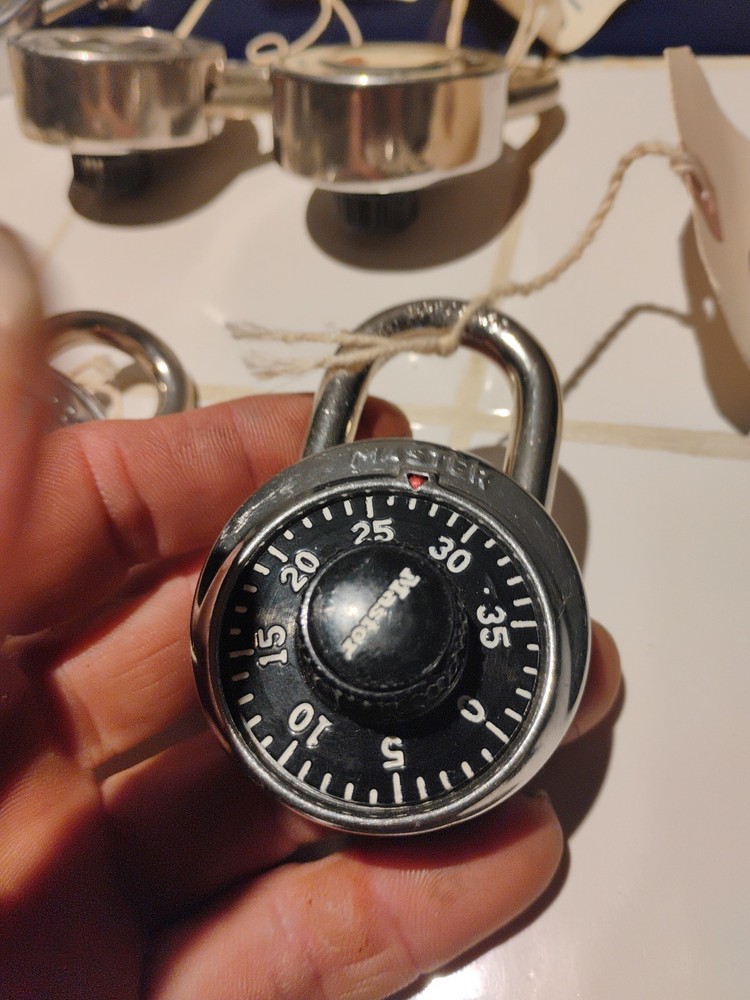 Lot Of (6) Master Combination Locks