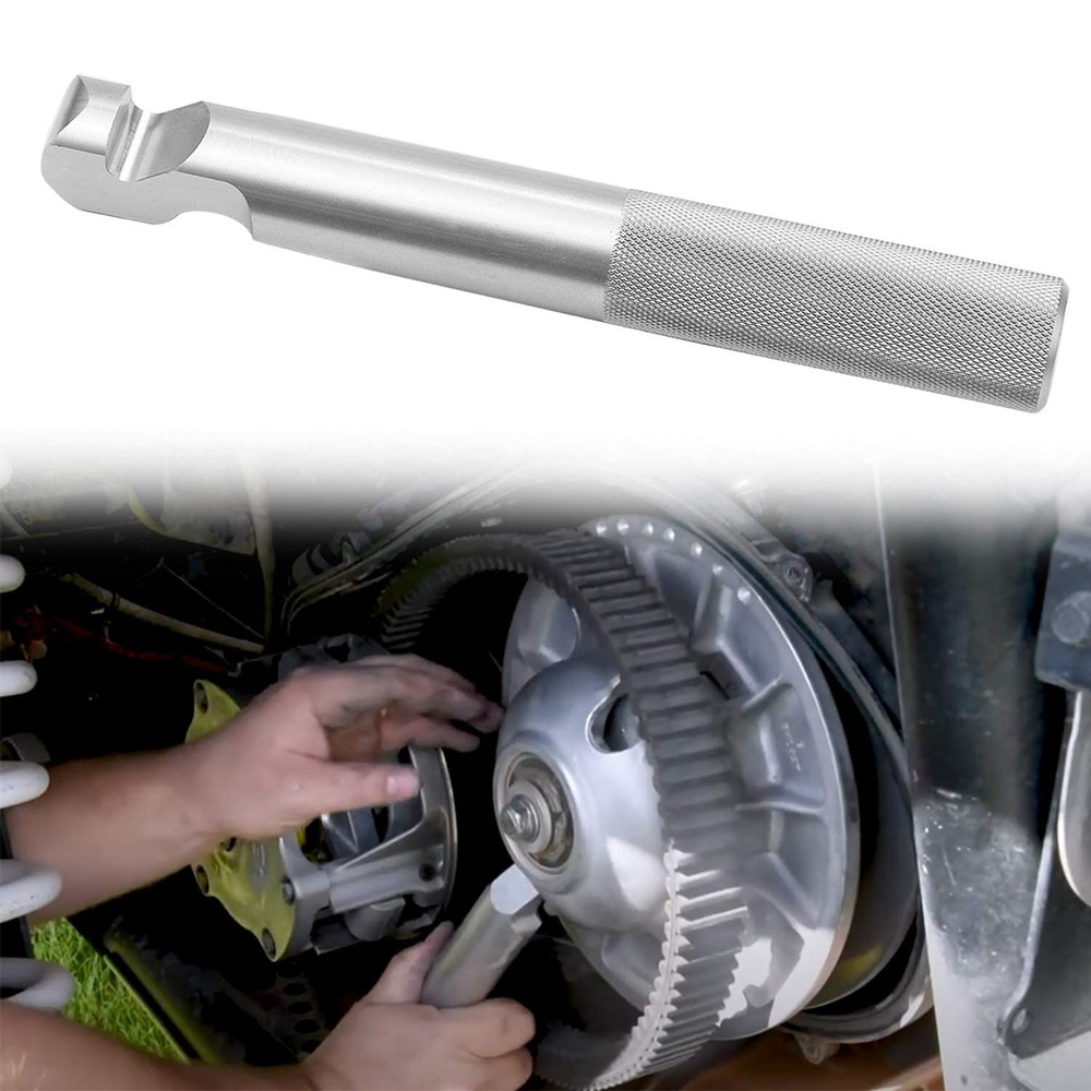 Belt Changing Tools Replacement Clutch Removal Wrench Tool Silver