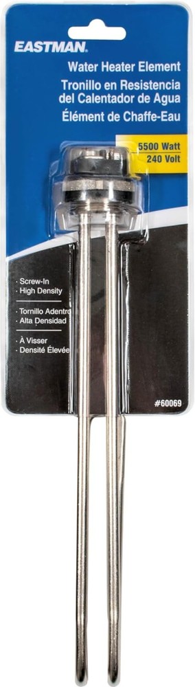 Efficient High Watt Density Water Heater Element - 5500W, Fits Standard Heaters