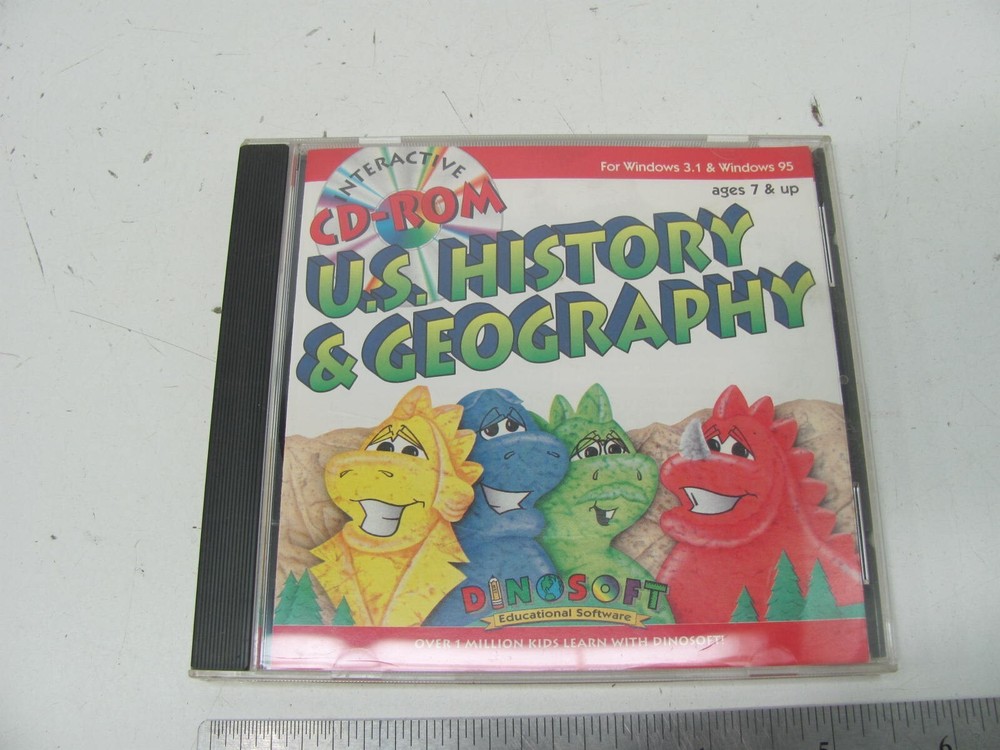 Dinosoft US History & Geography Educational CD-ROM
