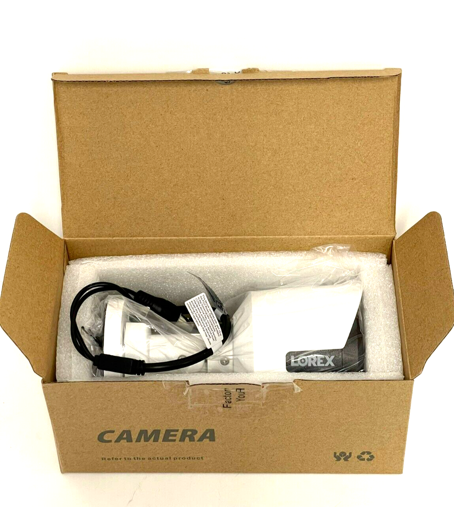 Lorex C581DA 5MP HD Active Deterrence Bullet Security Camera and Cable, 2 pack