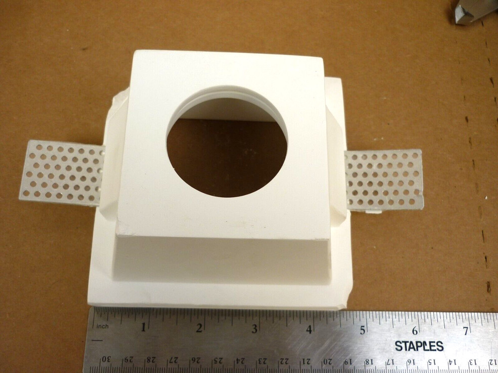 KingLed Recessed Spotlight In Square Ceramic Plaster