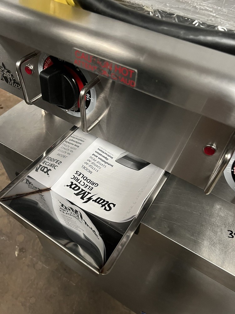 Star Max 24” Electric griddle. Thermostatic Control