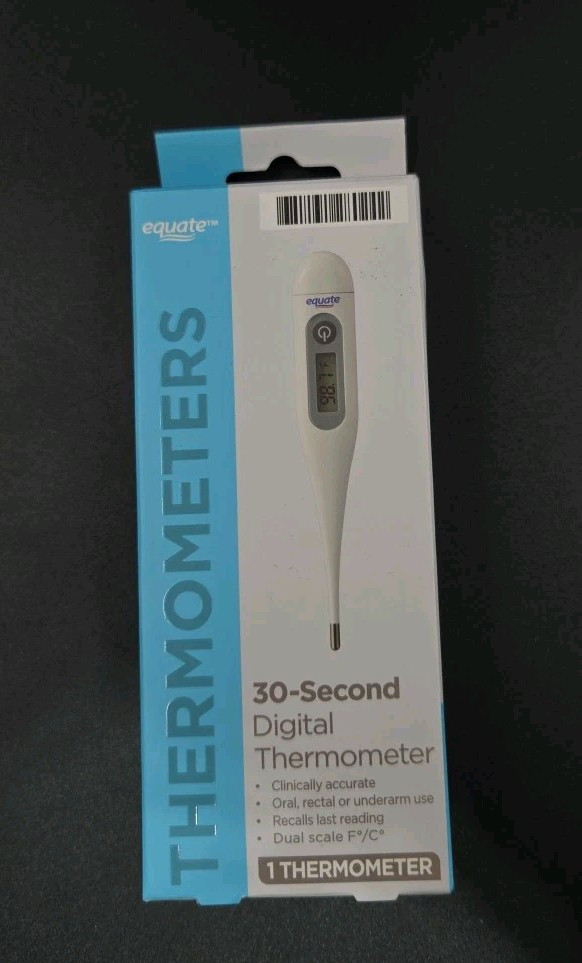 EQUATE 47354 30 Second Digital Thermometer